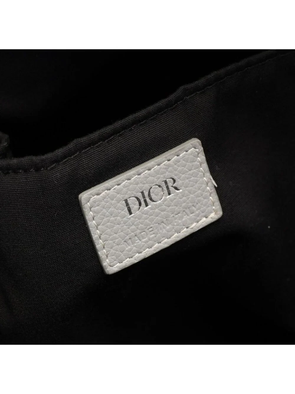 Dior Backpack Rider Gray White Leather